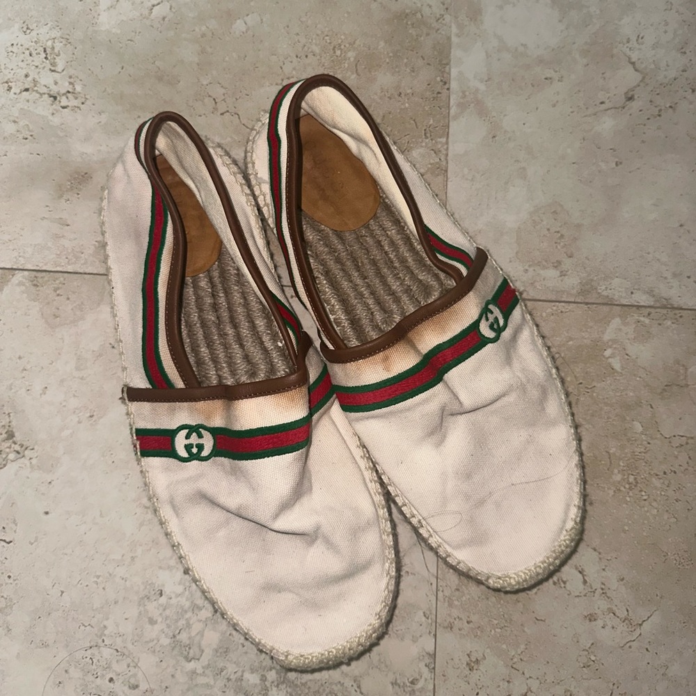 Men Gucci espadrilles